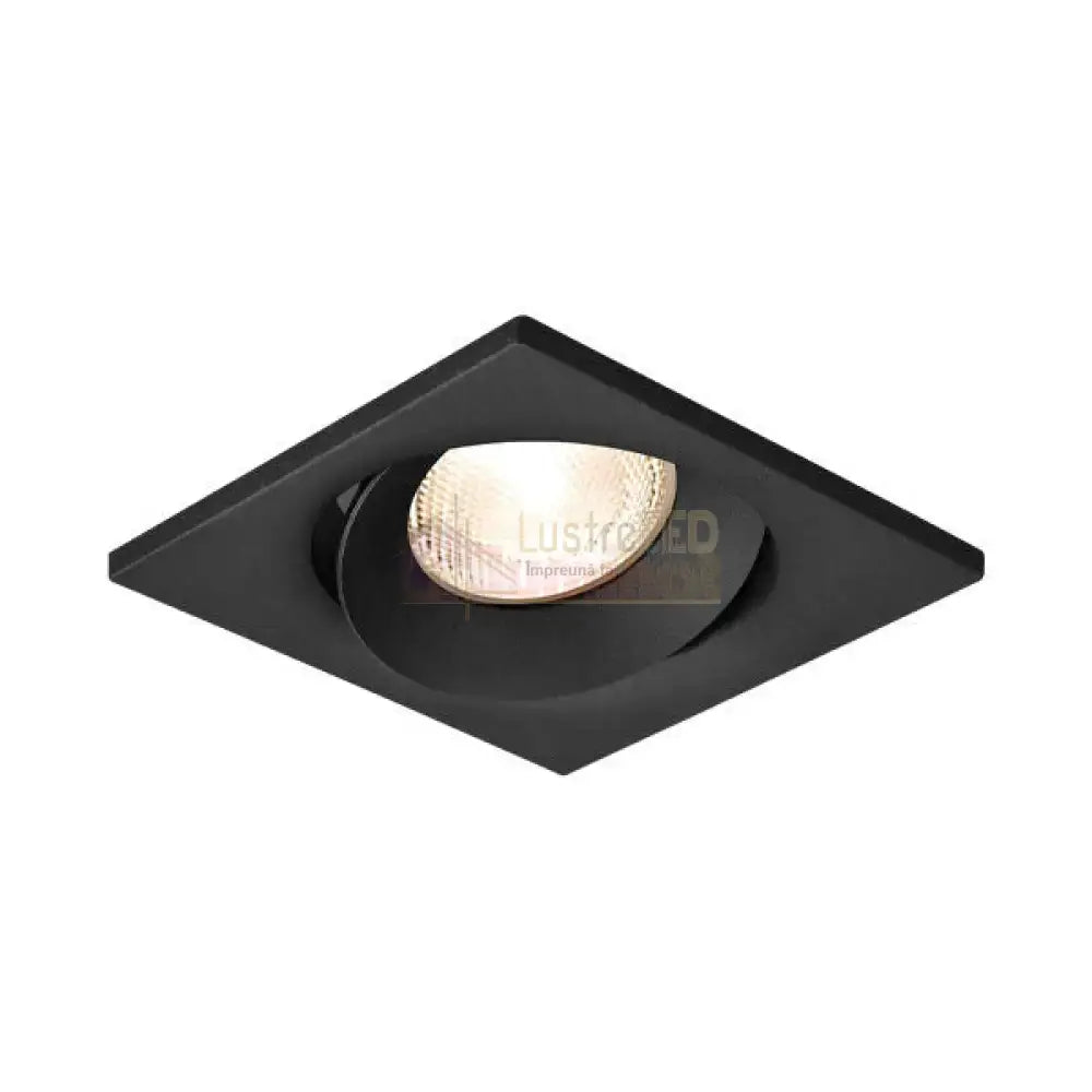 Spot Incastrat Patrat Fascicul Reglabil Negru Dulie MR16 L90xH27mm led ceiling light