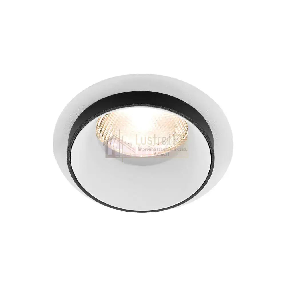 Spot Incastrat Rotund Alb & Negru Dulie GU10 Ø92x38mm led ceiling light