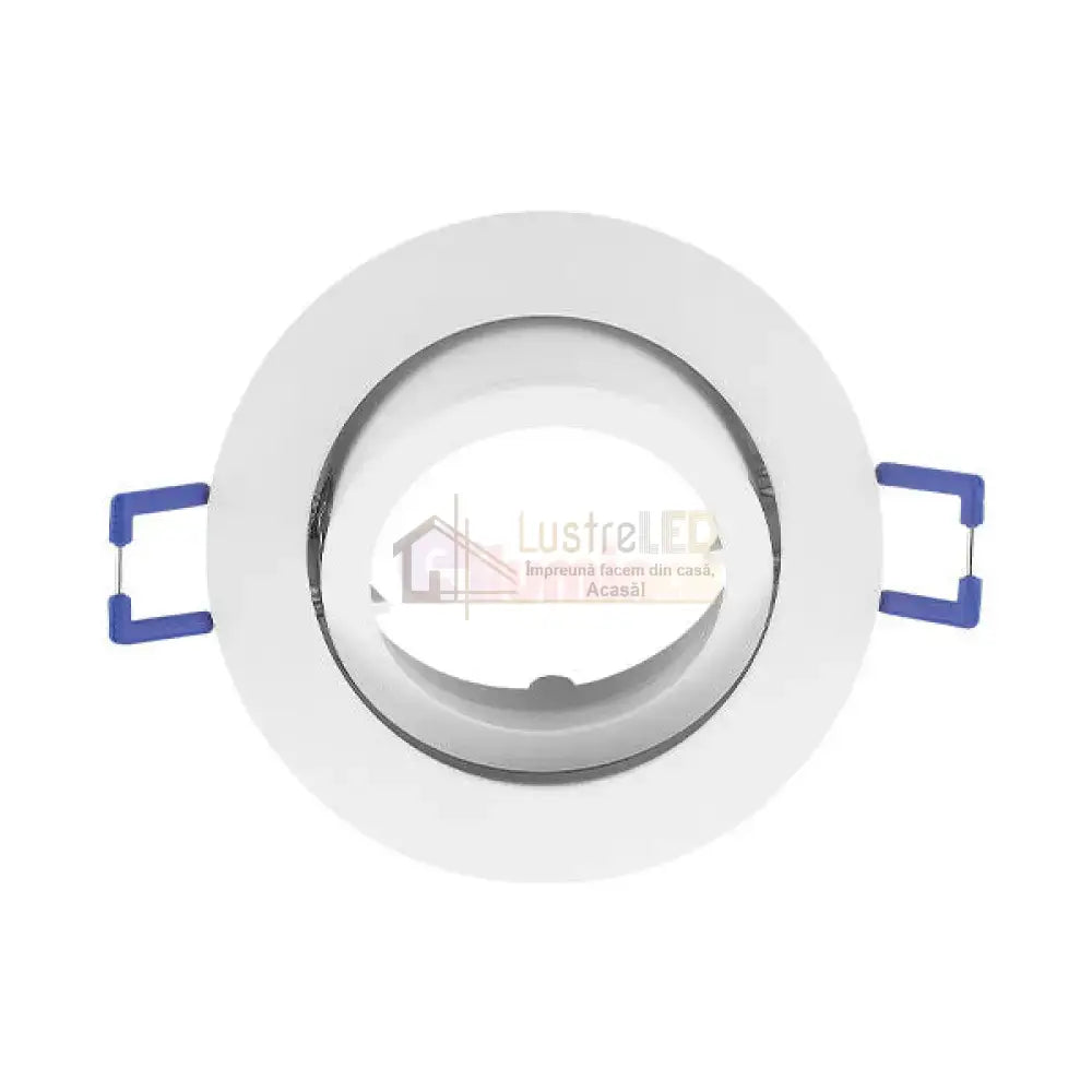 Spot Incastrat Rotund Fascicul Reglabil Alb Dulie MR16 Ø82x25mm led ceiling light