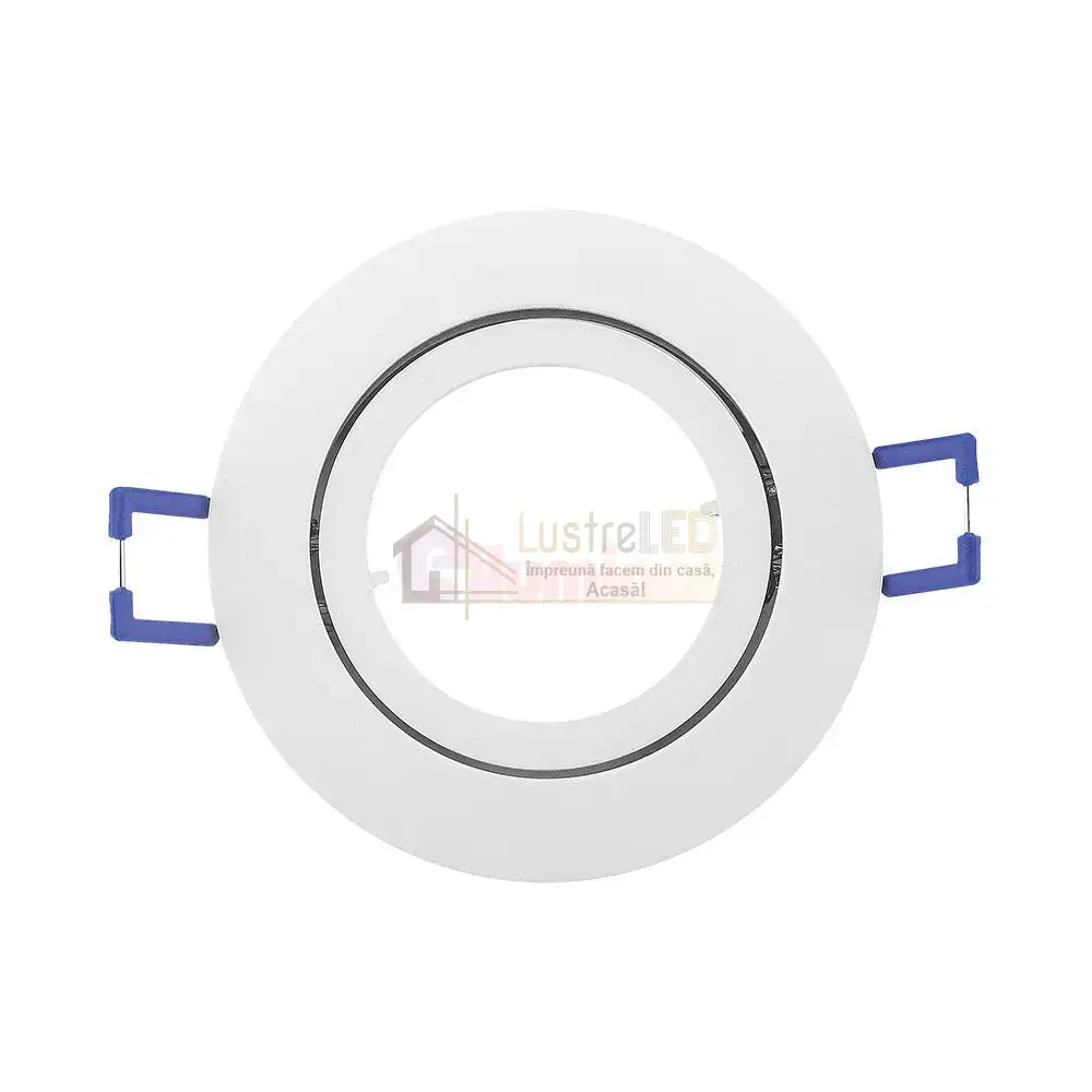 Spot Incastrat Rotund Fascicul Reglabil Alb Dulie MR16 Ø82x25mm led ceiling light
