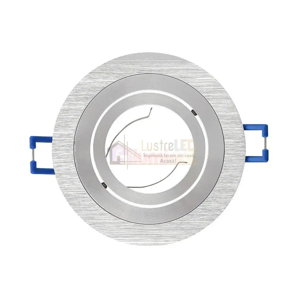 Spot Incastrat Rotund Fascicul Reglabil Argintiu Dulie MR16 Ø94x25mm led ceiling light