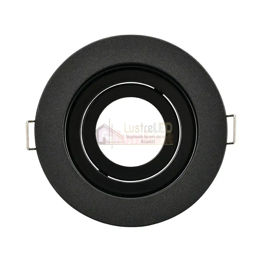 Spot Incastrat Rotund Fascicul Reglabil Negru Dulie GU10 Ø100x30mm led ceiling light