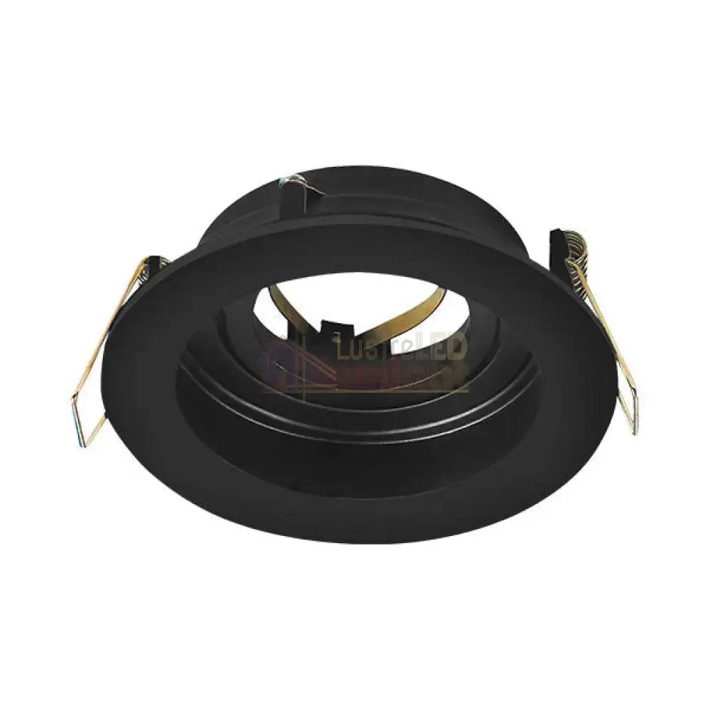 Spot Incastrat Rotund Fascicul Reglabil Negru Dulie GU10 Ø100x30mm led ceiling light