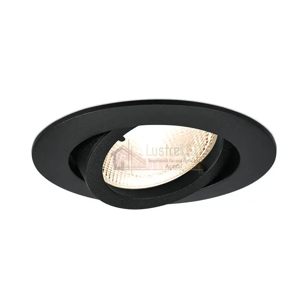 Spot Incastrat Rotund Fascicul Reglabil Negru Dulie MR16 Ø82x25mm led ceiling light
