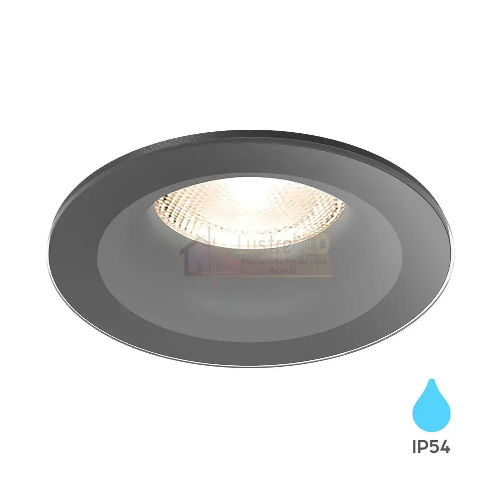 Spot Incastrat Rotund IP54 Negru Dulie MR16 Ø83x38mm led ceiling light