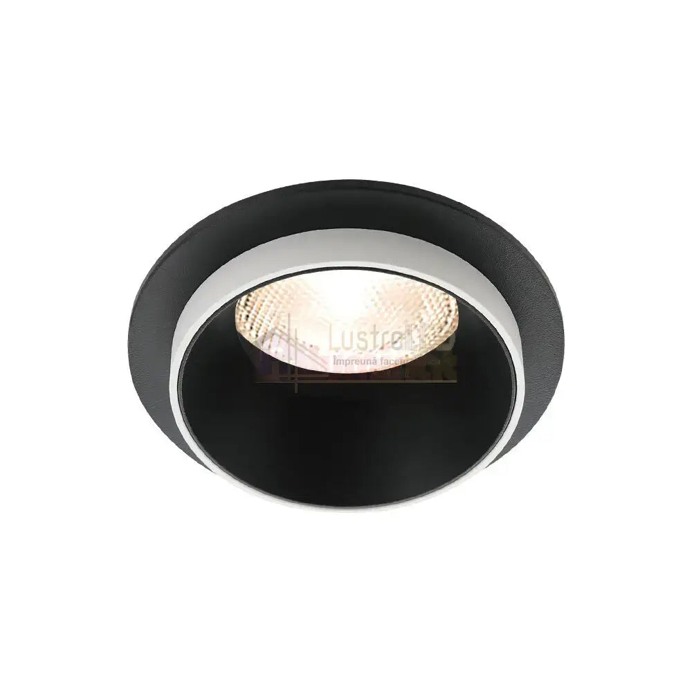 Spot Incastrat Rotund Negru & Alb Dulie GU10 Ø92x38mm led ceiling light