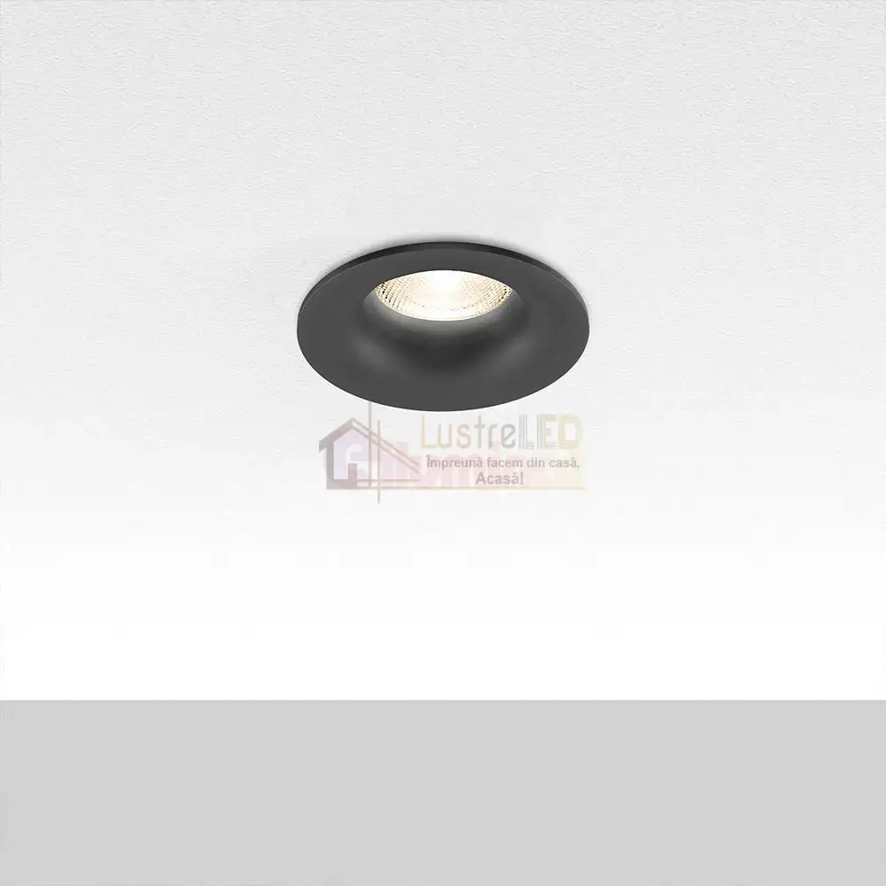 Spot Incastrat Rotund Negru Dulie MR16 Ø83x35mm led ceiling light