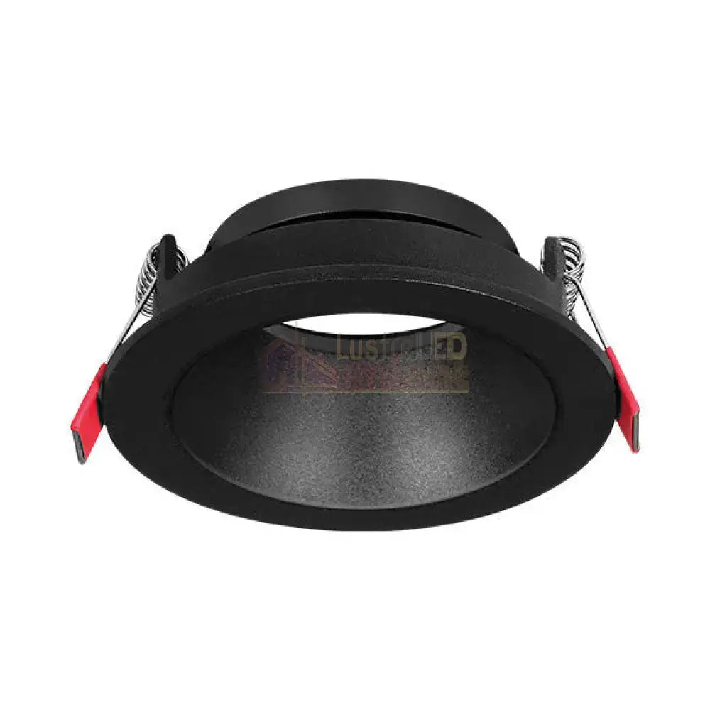 Spot Incastrat Rotund Negru Dulie GU10 Ø85x32mm led ceiling light