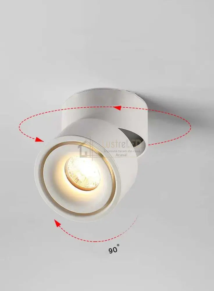 Spot Led 12W Aplicat Orientabil 4000K Led Ceiling Light