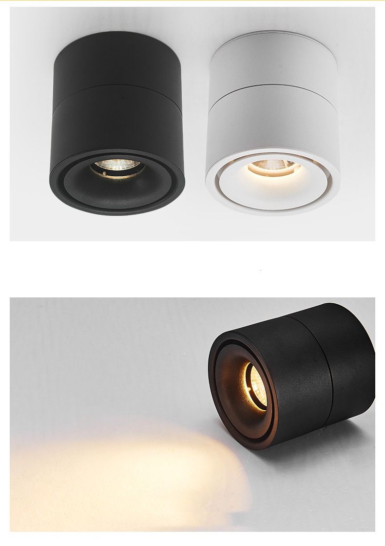 Spot LED 12W Aplicat Orientabil 4000K