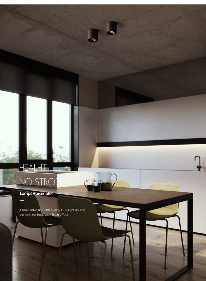 Spot LED 12W Aplicat Orientabil 4000K