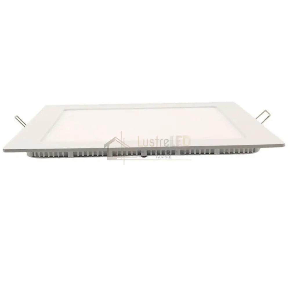 Spot Led 12W Slim Patrat Alb / 163X163Mm Incastrabil Led Spot Light