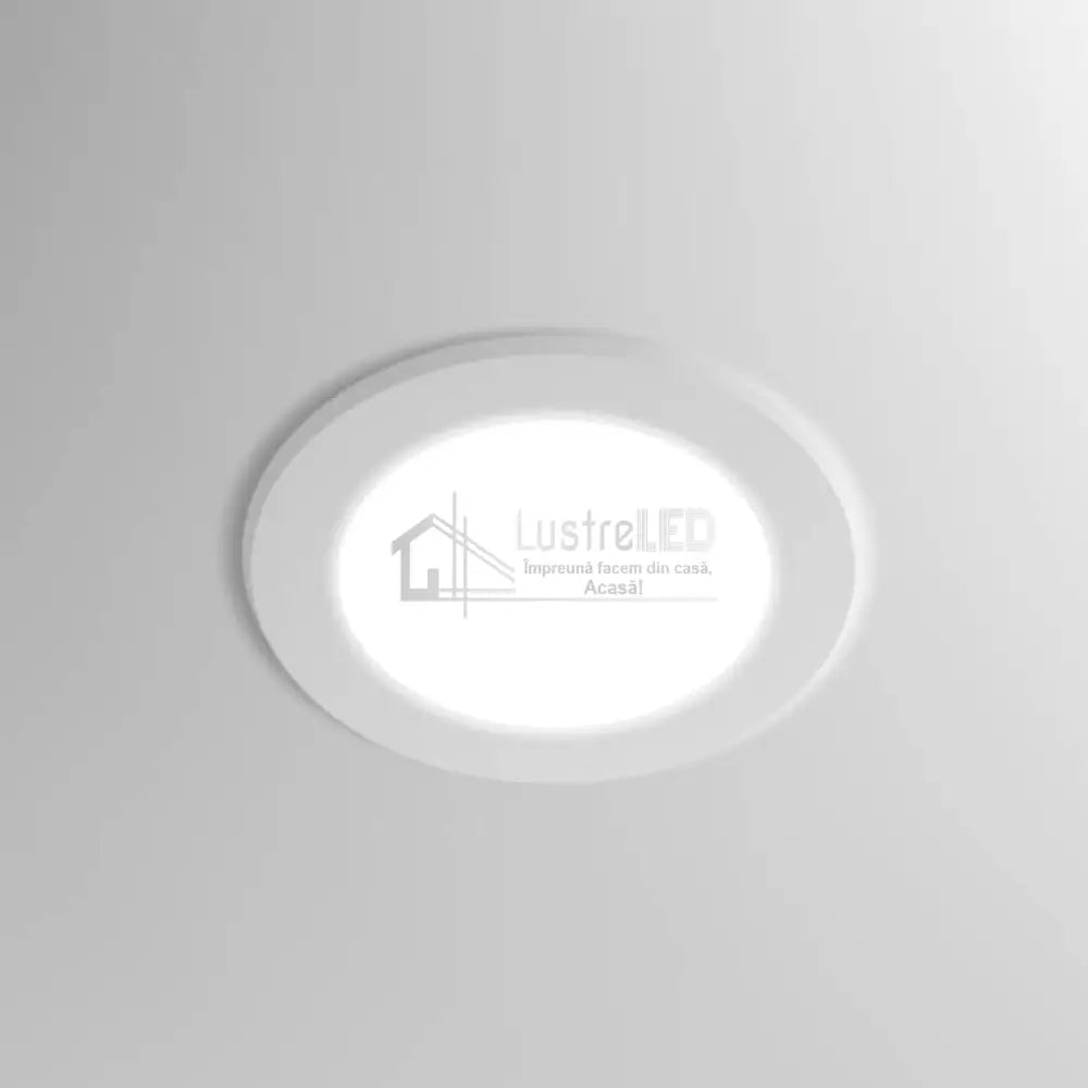 Spot Led 18W Eco Rotund Alb / ⌀180Mm Incastrabil Led Spot Light