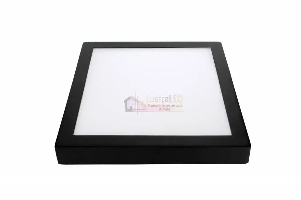 Spot Led 18W Patrat Negru / 210X210Mm Aplicat Led Ceiling Light