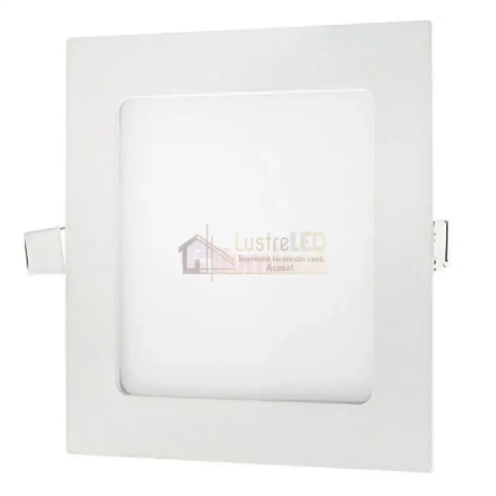 Spot Led 18W Slim Patrat Alb / 220X220Mm Incastrabil Led Spot Light