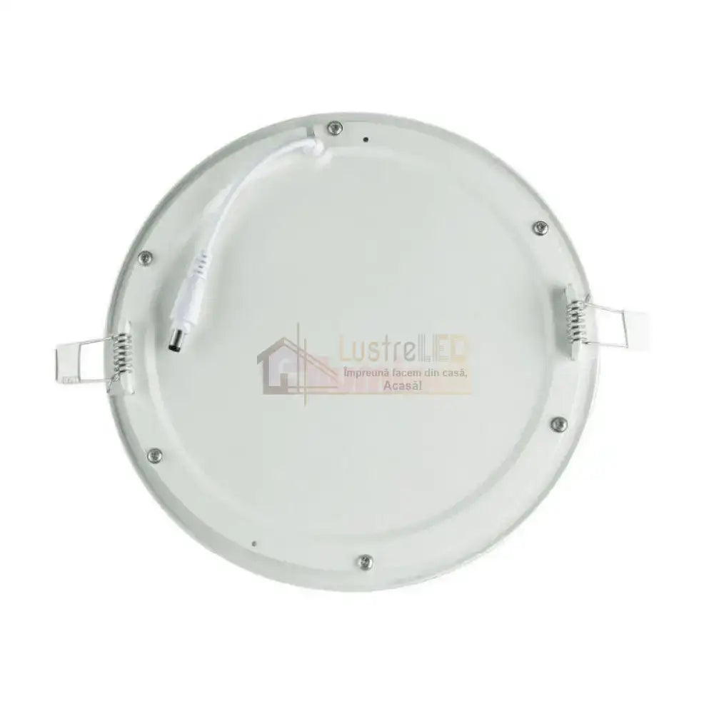 Spot Led 18W Slim Rotund Alb / ⌀221Mm Incastrabil Led Spot Light