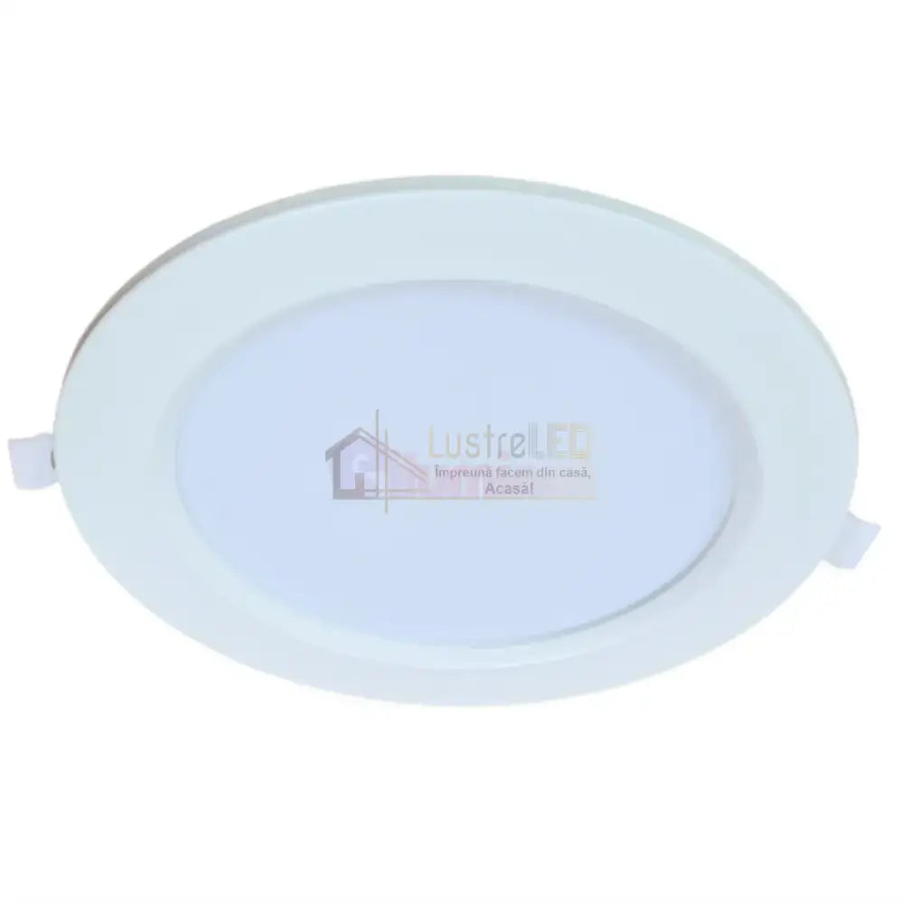Spot Led 24W Eco Rotund Alb / ⌀220Mm Incastrabil Led Spot Light