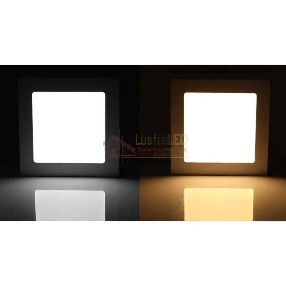 Spot Led 24W Patrat Alb / 280X280Mm Aplicat Ceiling Light