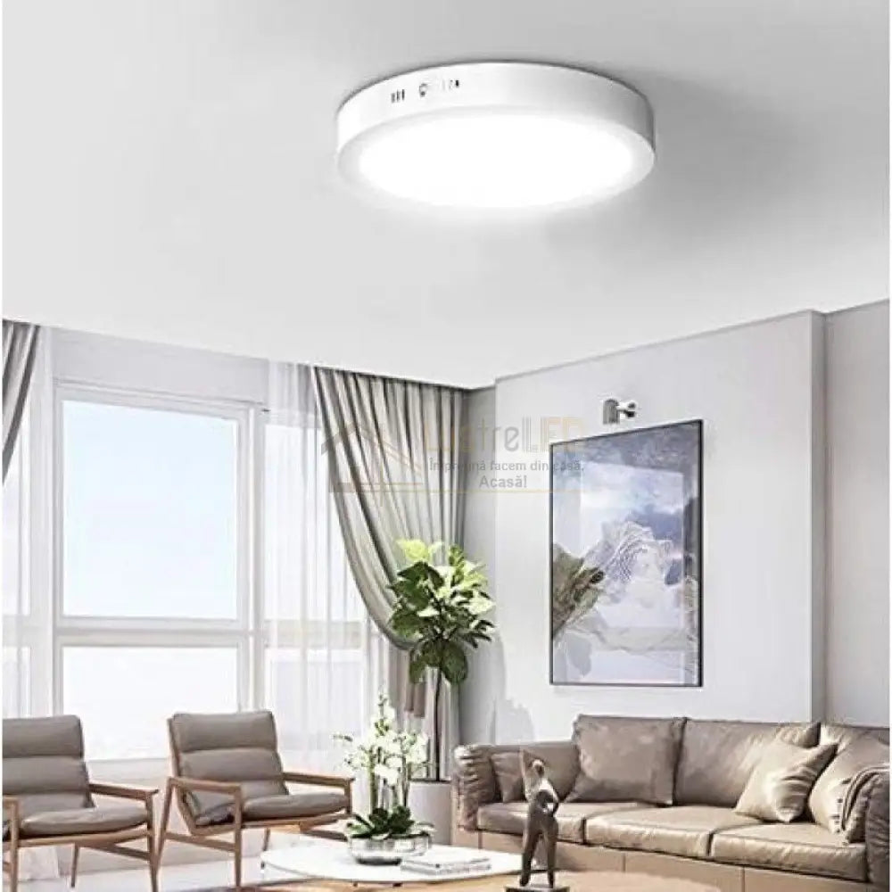 Spot Led 24W Rotund Alb / ⌀280Mm Aplicat Led Ceiling Light