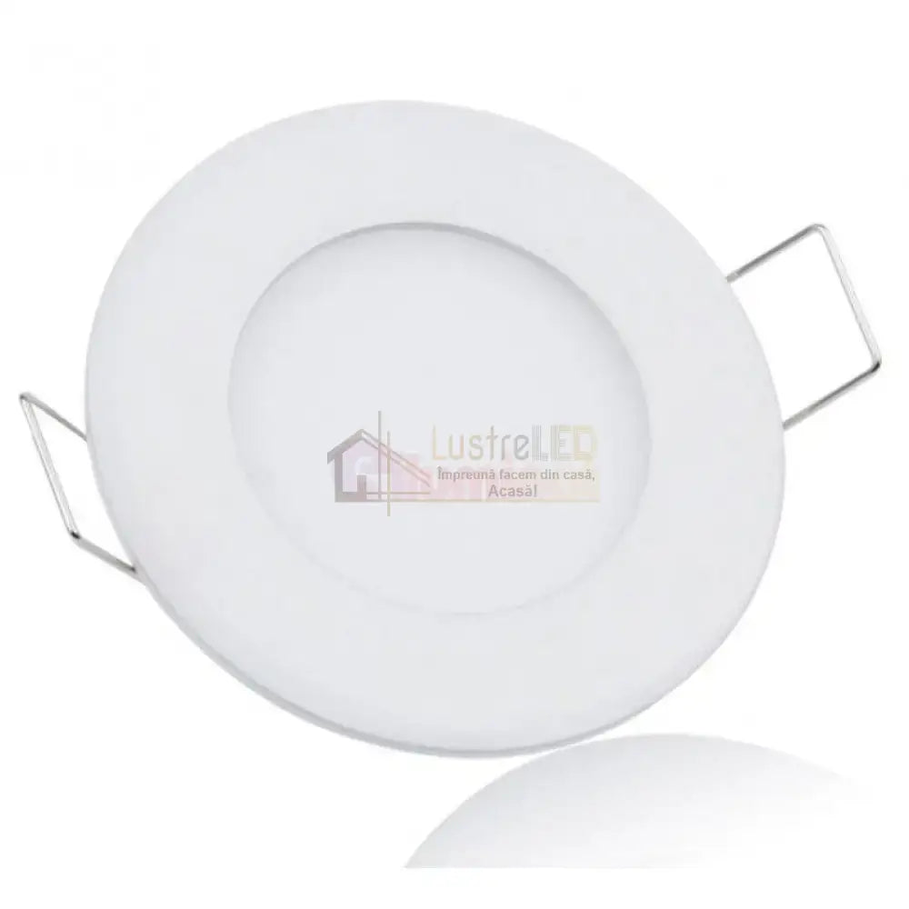 Spot Led 3W Slim Rotund Alb / ⌀83Mm Incastrabil Led Spot Light