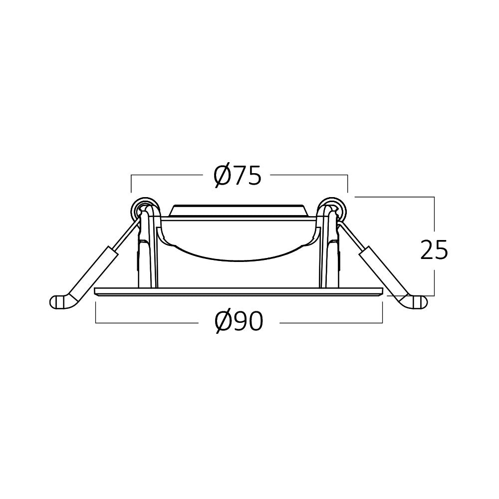 Spot LED 5W Incastrabil Orientabil ALB Echivalent 40W