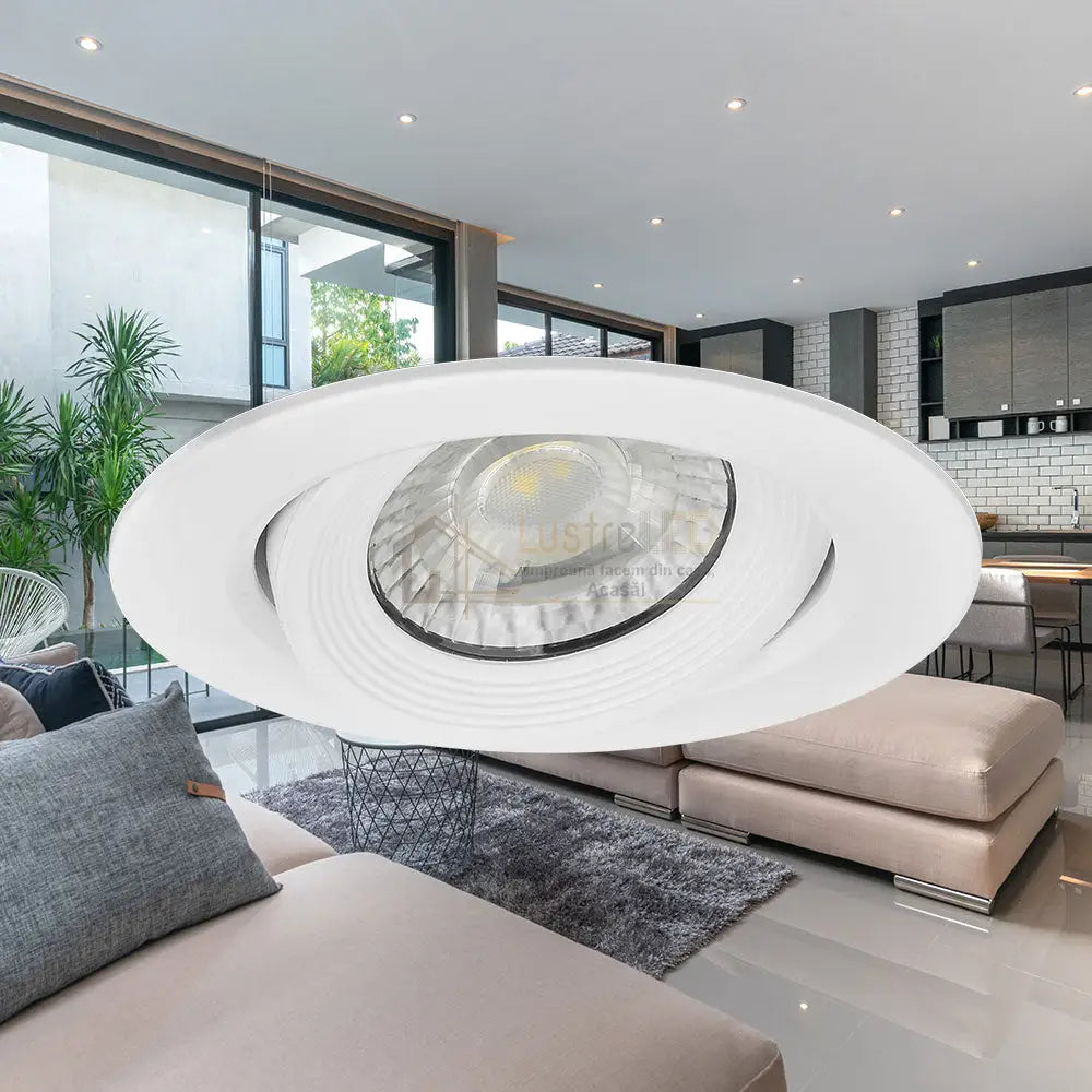 Spot Led 5W Incastrabil Orientabil Alb Echivalent 40W Led Spot Light
