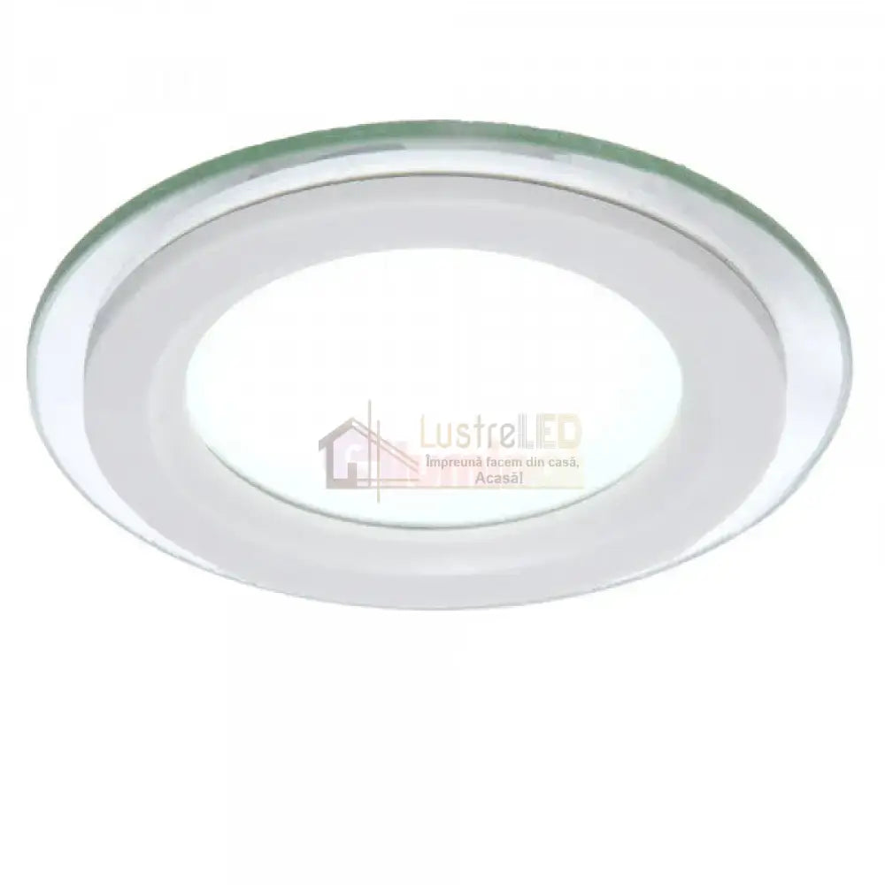 Spot Led 6W Rotund Mat Rama Sticla / ⌀96Mm Incastrabil Led Spot Light