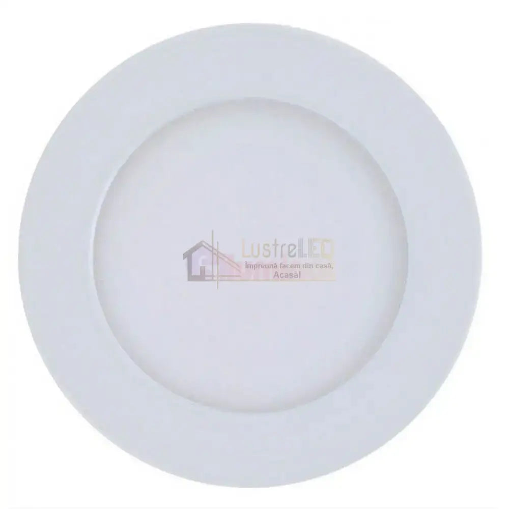 Spot Led 6W Slim Rotund Alb / ⌀118Mm Incastrabil Led Spot Light