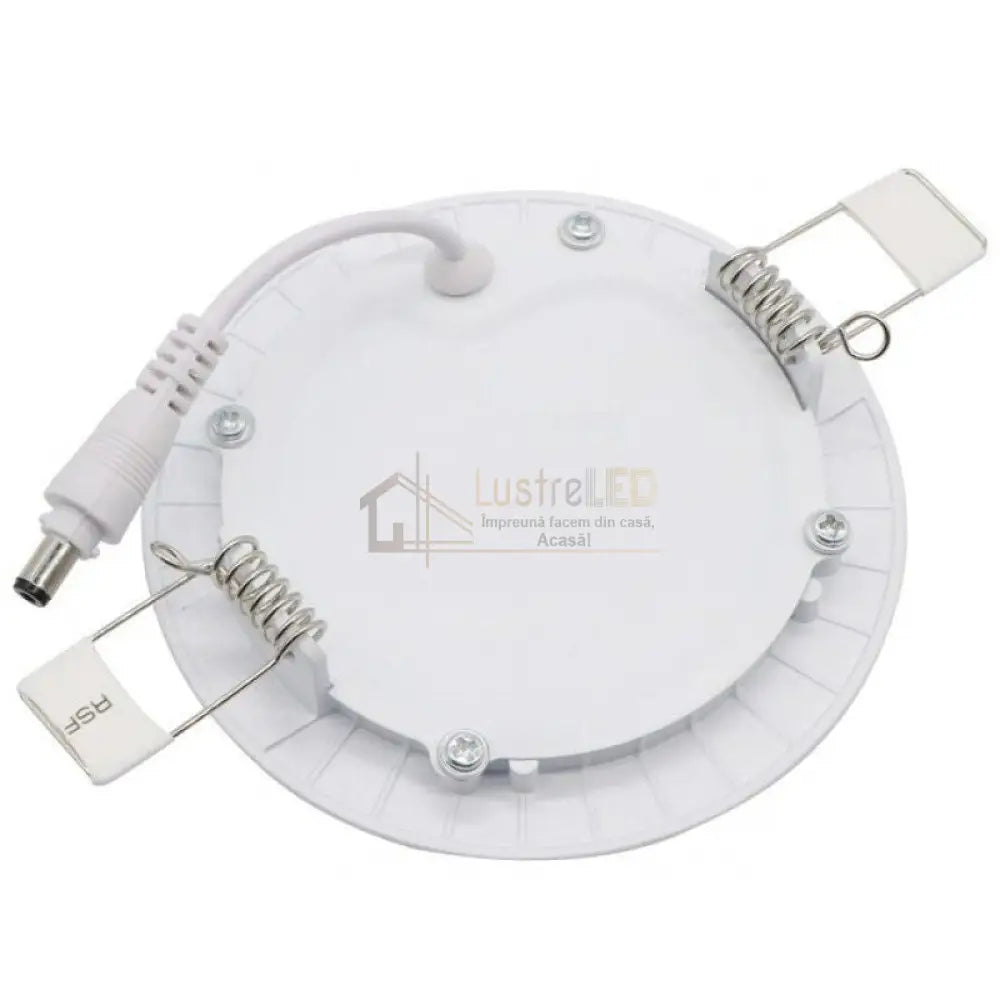 Spot Led 6W Slim Rotund Alb / ⌀118Mm Incastrabil Led Spot Light