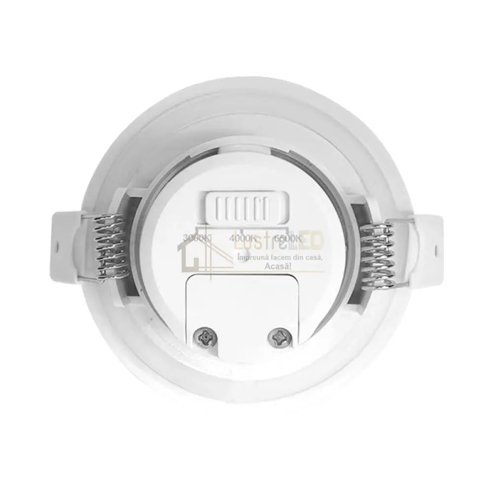 Spot Led 7W Incastrabil Cct Cu 3 Lumini Rotund Alb Pentru Exterior Ip54 Led Spot Light