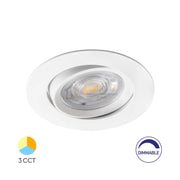Spot LED 7W Incastrabil Orientabil CCT cu 3 Lumini Echivalent 60W SPOT LED INCASTRABIL / ALBA / CCT led spot light