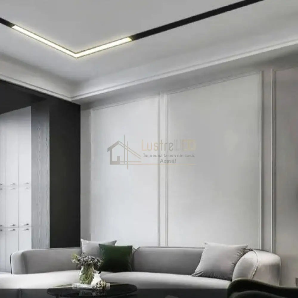 Spot LED 90 Grade 24W 62cm Magnetic CCT Negru Mat lustreled.ro
