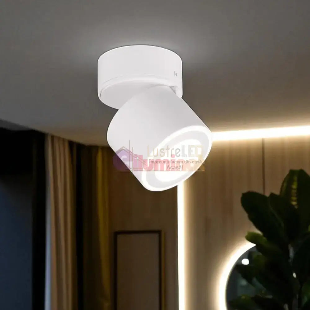 Spot LED Aplicat Orientabil 5W Premium White TAURUS lustreled.ro
