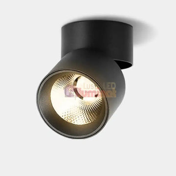 Spot LED Cilindric Aplicat Orientabil Negru 10W Lumina Neutra