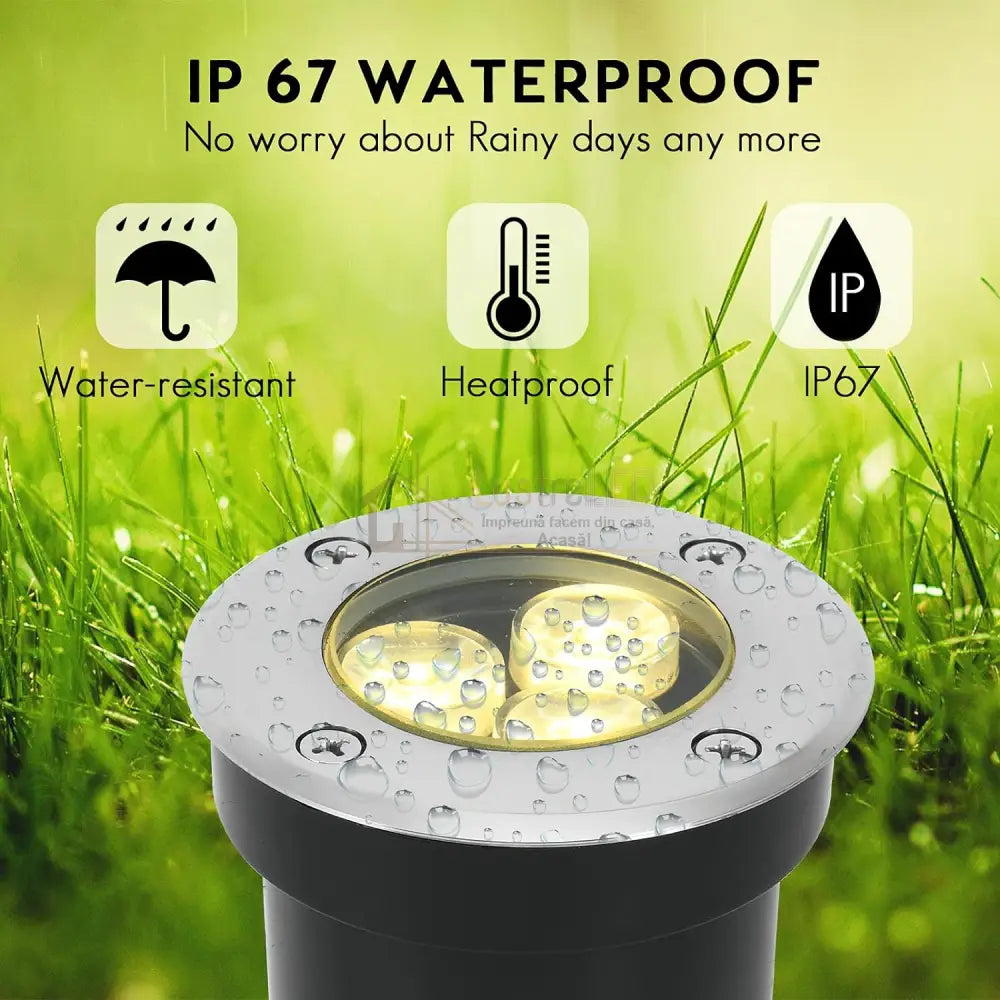 Spot Led Exterior 3W Pardoseala Incastrabil 220V Lighting Fixtures