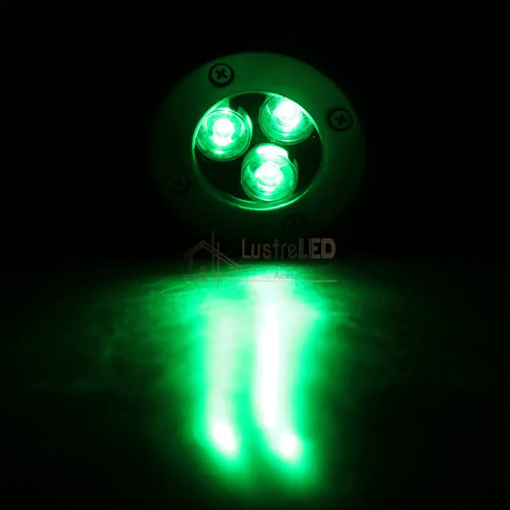 Spot Led Exterior 3W Rgb Pardoseala Incastrabil 12V Lighting Fixtures