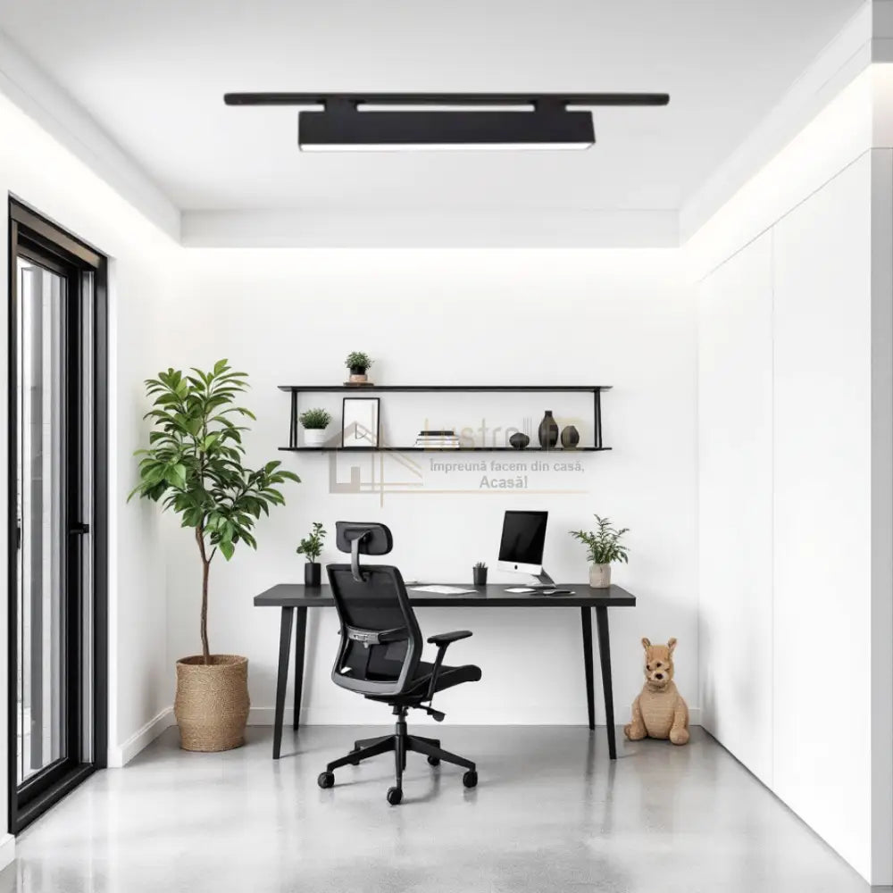 Spot LED 25W Pe Sina 5075-0.6m NEAGRA / SPOT LED APLICAT led ceiling light