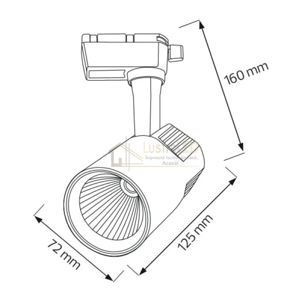 Spot Led Magazin Sina 30W Varna Track Light