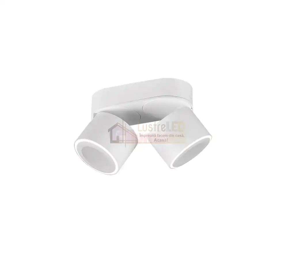 Spot LED Premium Aplicat Orientabil Dreptunghiular 2x450lm Alb 3 Moduri de Iluminare led ceiling light