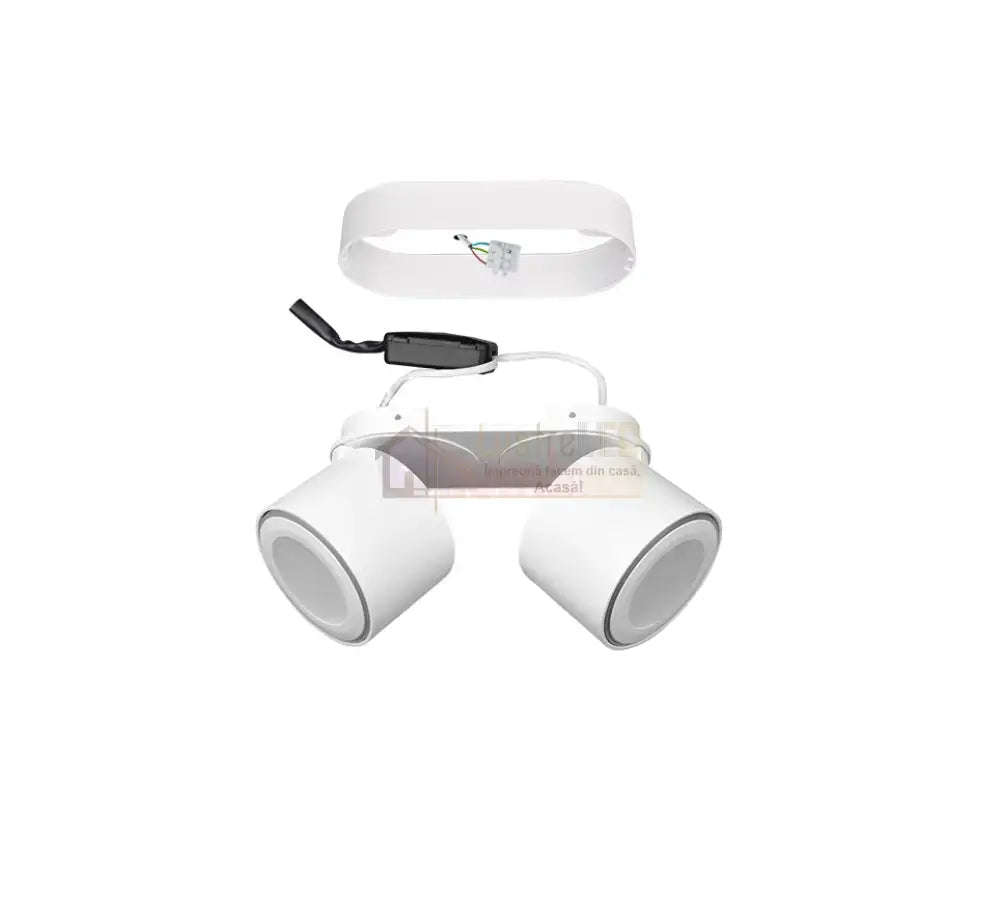 Spot LED Premium Aplicat Orientabil Dreptunghiular 2x450lm Alb 3 Moduri de Iluminare led ceiling light