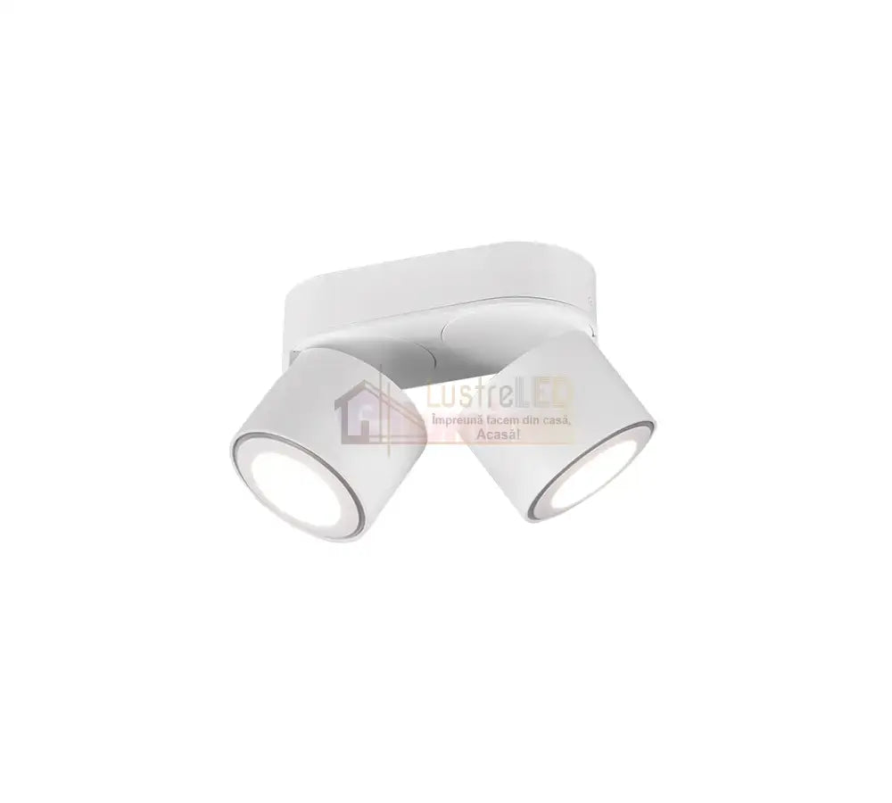 Spot LED Premium Aplicat Orientabil Dreptunghiular 2x450lm Alb 3 Moduri de Iluminare led ceiling light