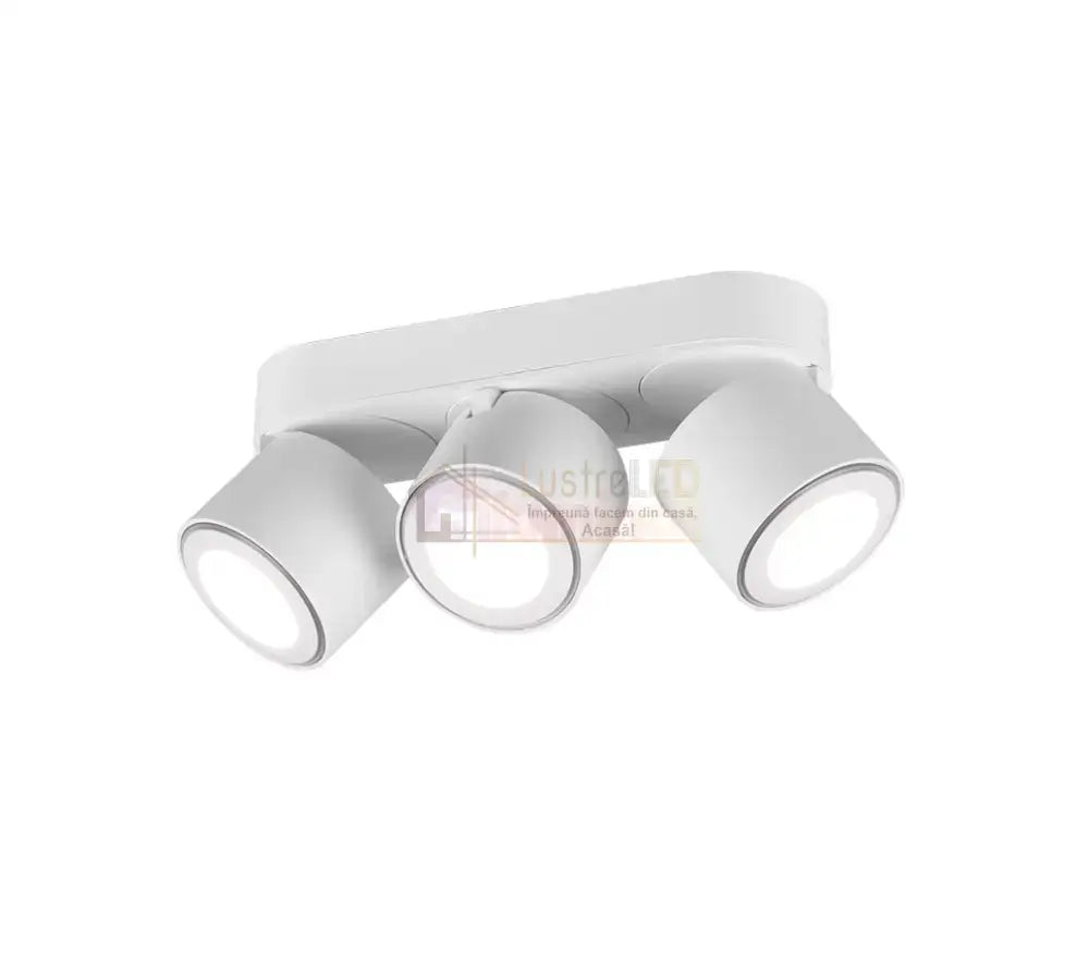 Spot LED Premium Aplicat Orientabil Dreptunghiular 3x450lm Alb 3 Moduri de Iluminare led ceiling light