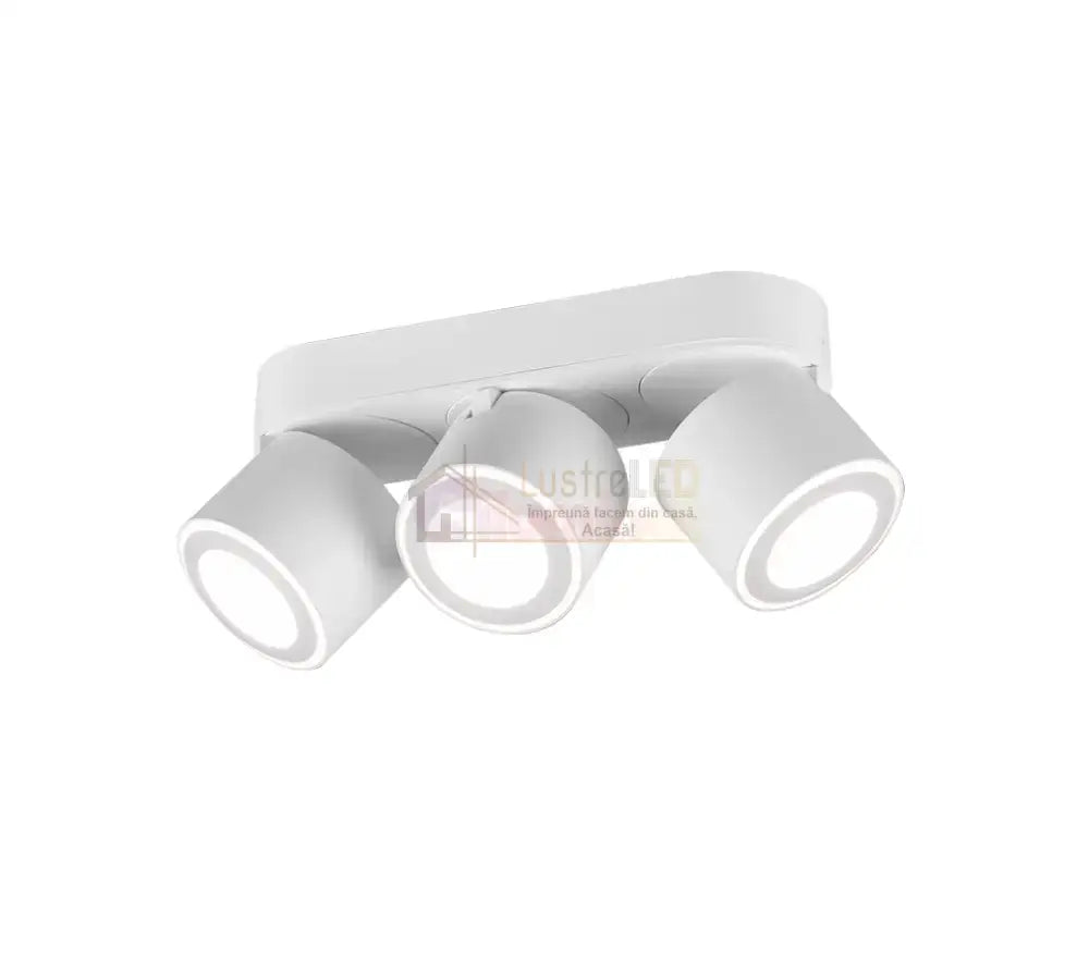Spot LED Premium Aplicat Orientabil Dreptunghiular 3x450lm Alb 3 Moduri de Iluminare led ceiling light