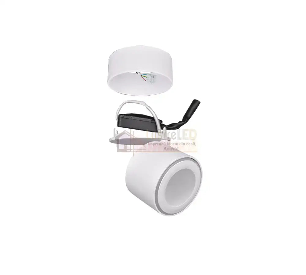 Spot LED Premium Aplicat Orientabil Rotund Alb 3 Moduri de Iluminare led ceiling light