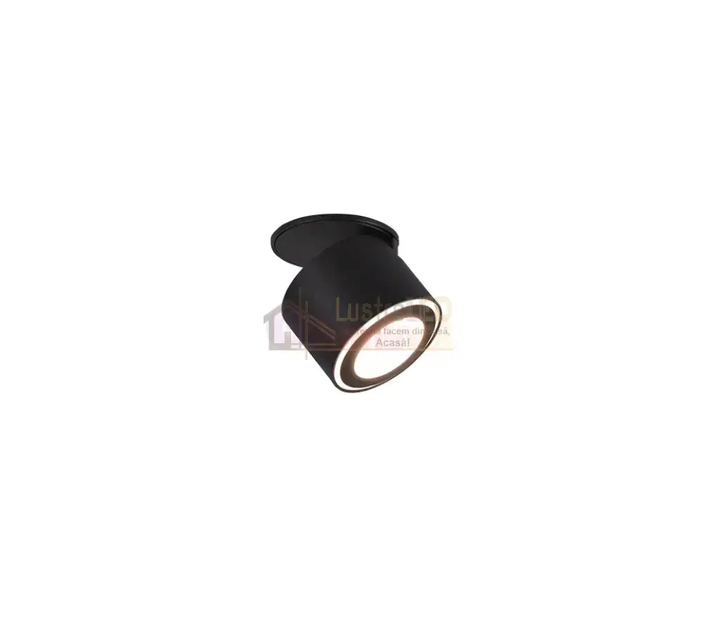 Spot LED Premium Aplicat Orientabil Rotund Negru 3 Moduri de Iluminare led ceiling light