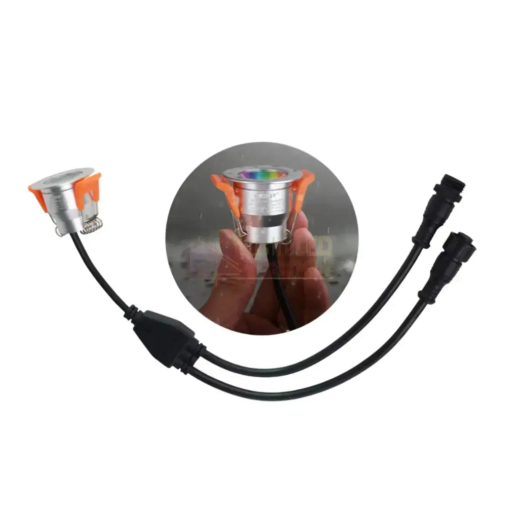 Spot LED RGB 3W MIBOXER Incastrabil IP66 Echivalent 30W led spot light