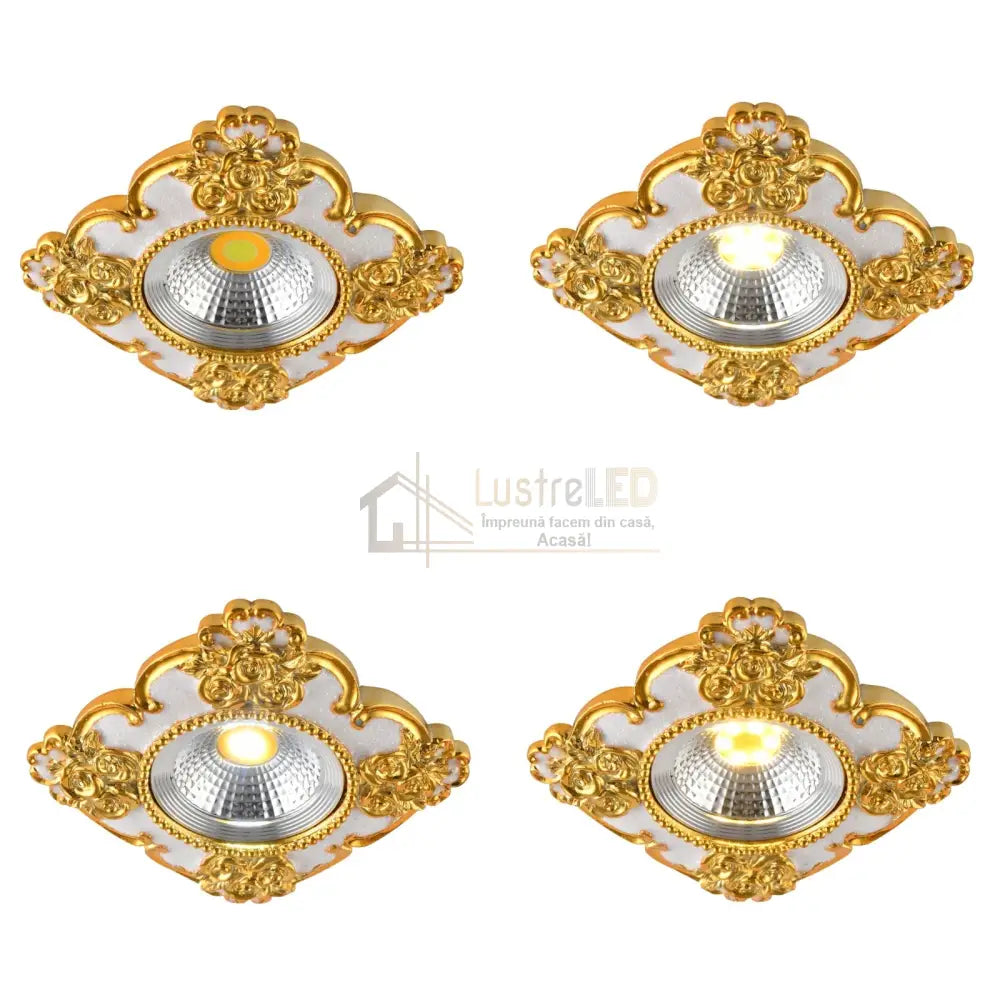 Spot Led Royal Deluxe Imperial Patrat Hc507 Led Spot Light