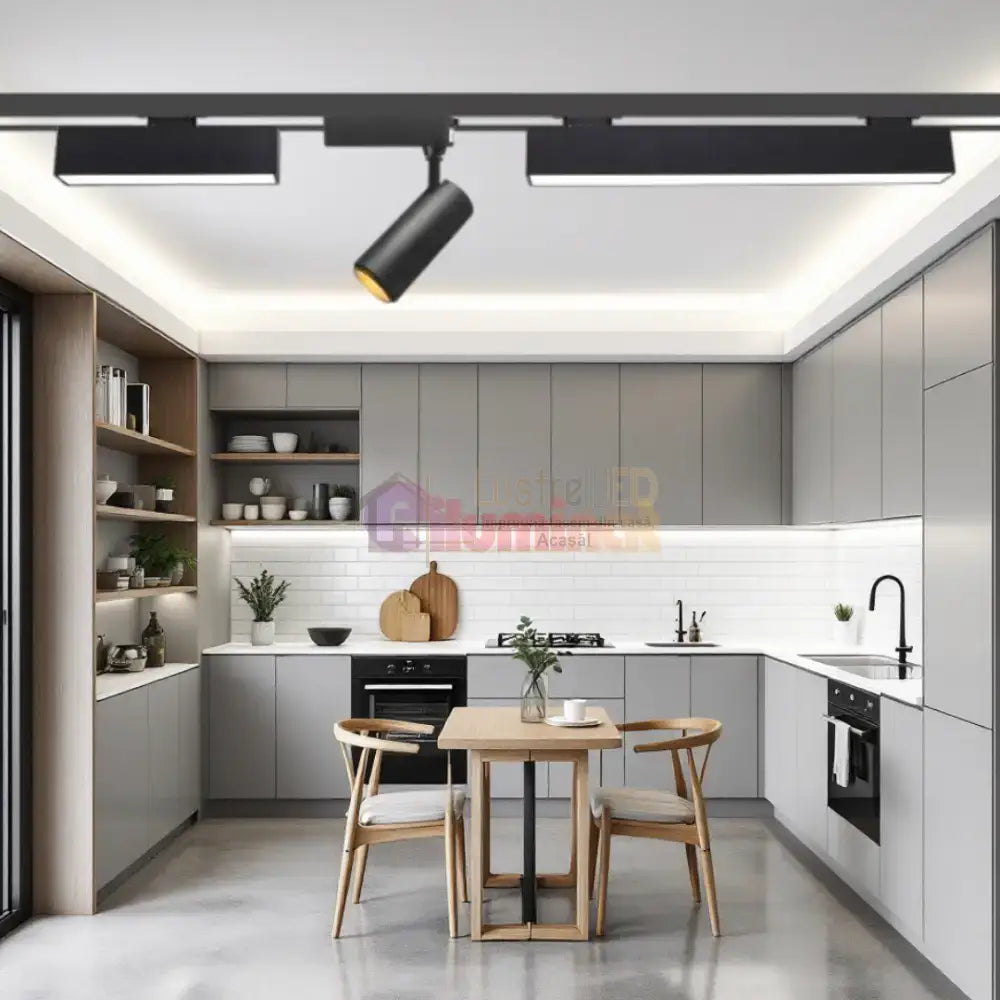 Sina cu Spoturi LED Integrate 48W 5075 Echivalent 300W 1.2M lustreled.ro