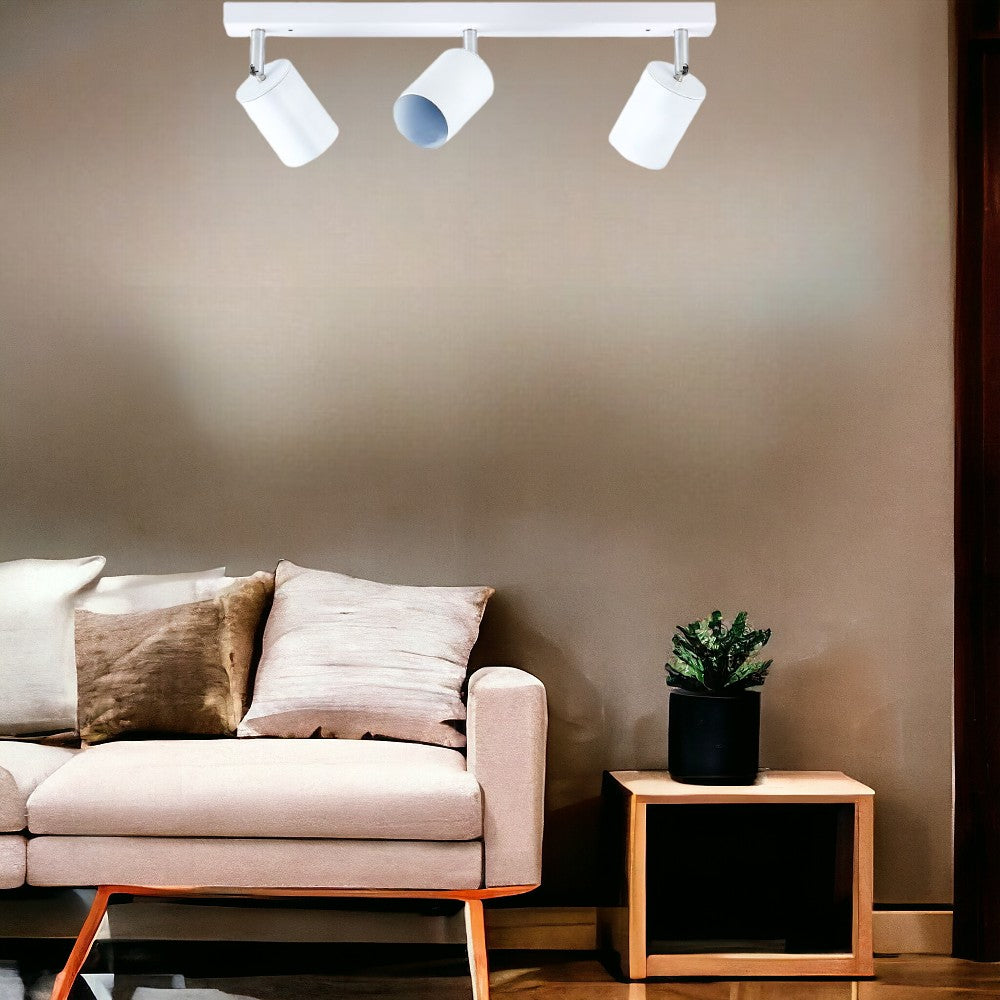 Spot pe Sina Reglabil Alb 3xGU10