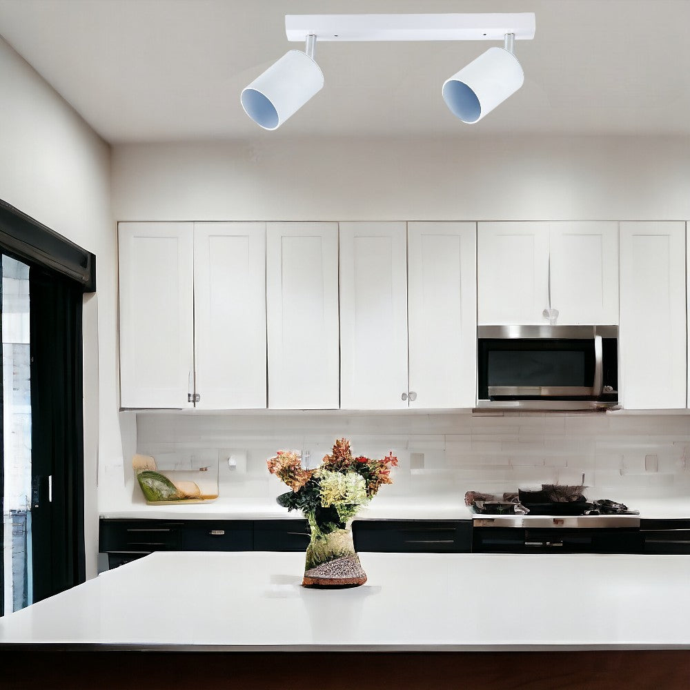 Spot pe Sina Reglabil Alb 2xGU10